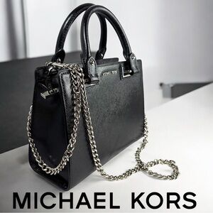MICHAEL MICHAEL KORS
Quinn Small Saffiano Leather Satchel NWOT